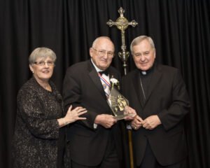 Archbishop Carlson & Charles Scherrer - Man of the Year