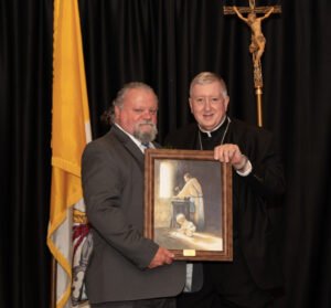 David Buehrle & Archbishop Rozanski - Man of the Year